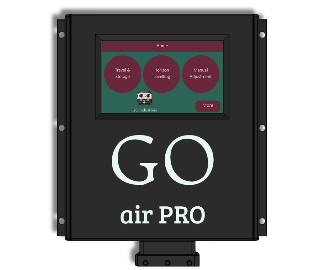 GO air PRO touchscreen with Horizon Levelling control